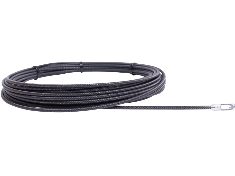 RUNPOTEC 30010 Protahovací pero ocelové Ø 4mm, délka 10m, s okem RUNPOTEC 30010 Protahovací pero ocelové Ø 4mm, délka 10m, s okem